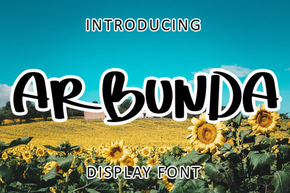 Ar Bunda: A Modern Display Font for Creative Branding