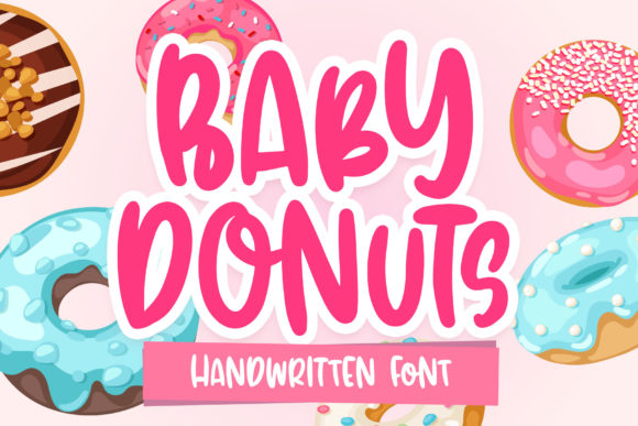 Baby Donuts Display Font for Playful Branding and Digital Creativity