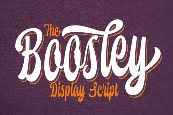 Boosley: A Bold Handwritten Font for Dynamic Web Design