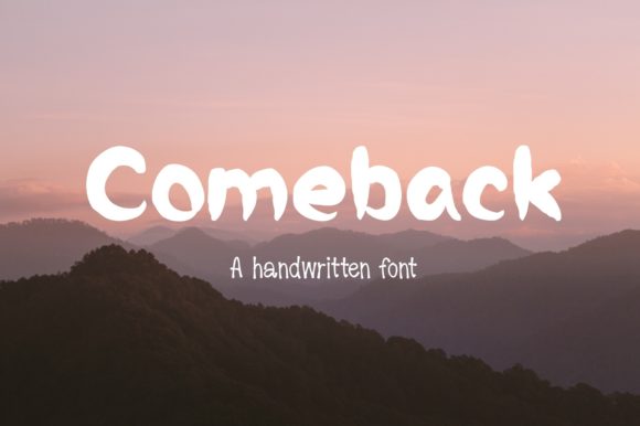 Bring Your Brand to Life with the Comeback Font