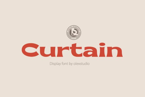 Curtain Font for Bold Branding and Modern Design