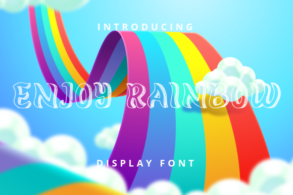 Enjoy Rainbow: A Vibrant Display Font for Creative Projects