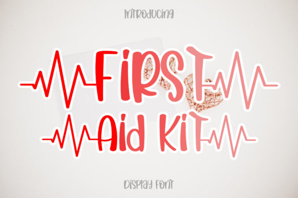 First Aid Kit Font for Bold Web Design