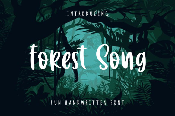 Forest Song: A Display Font That Elevates Handmade Creations
