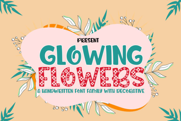 Glowing Flowers Font for Eye-Catching Campaigns