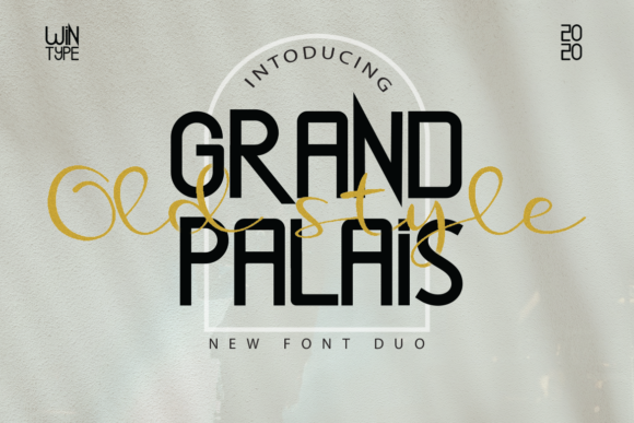 Grand Palais Old Style: A Timeless Display Font for Creative Projects