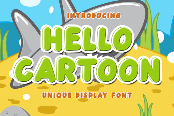 Hello Cartoon: A Bubbly Display Font for Creative Makers