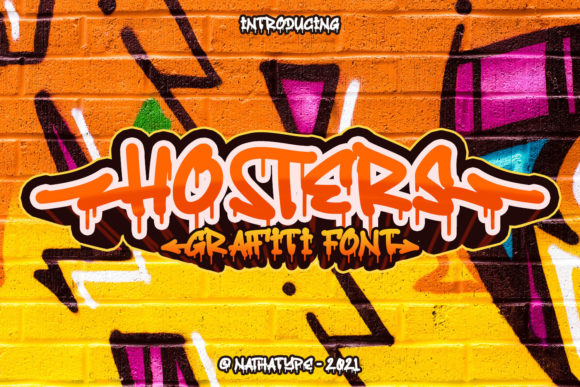 Hosters Font for Bold and Creepy Craft Designs