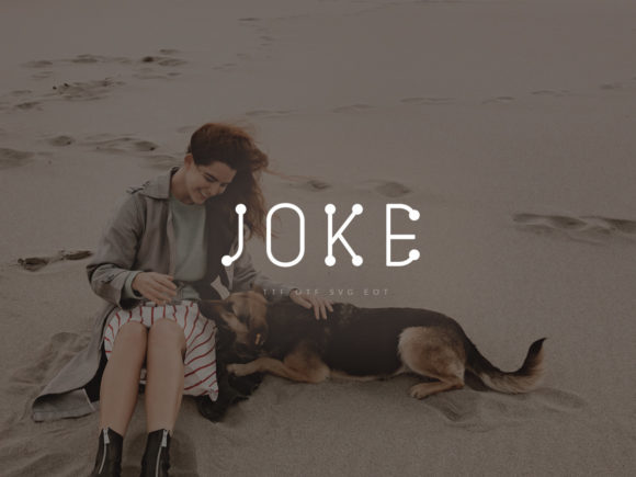 Joke Font for Creative Display and Editorial Design