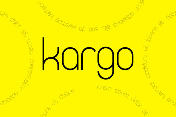 Kargo Font: A Modern Display Font for Creative Projects