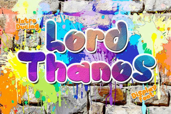 Lord Thanos Display Font for Eye-Catching Branding