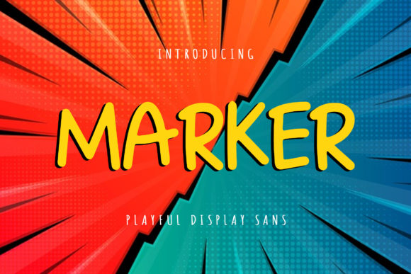 Marker: A Playful Display Font for Polished Branding