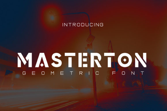 Masterton Display Font for Handmade Creations