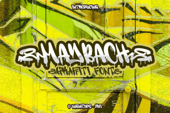 Maybach: A Graffiti-Inspired Display Font for Bold Editorial Design