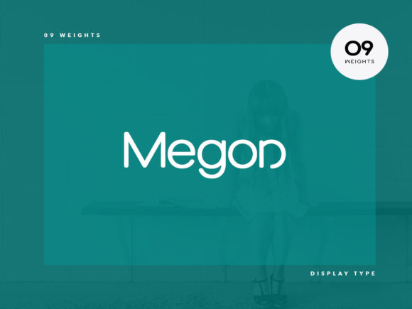 Megon Font: A Modern Display Font for Creative Projects