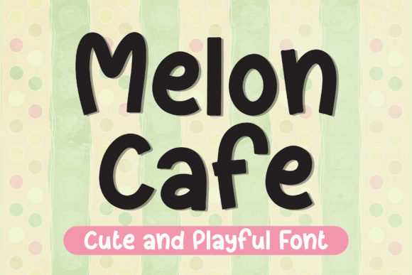 Melon Cafe Font for Whimsical Branding and Social Media Design