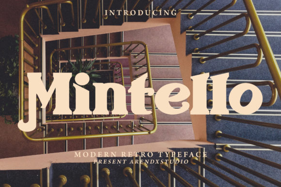 Mintello Font for Bold and Vintage Branding