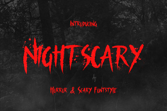 Nightscary Font for Spooky Branding and Halloween Creations
