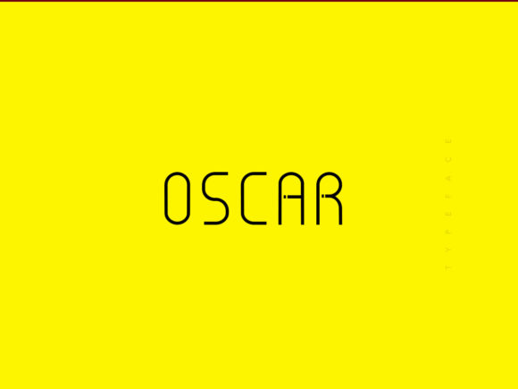 Oscar: A Minimal Display Font for Bold Branding
