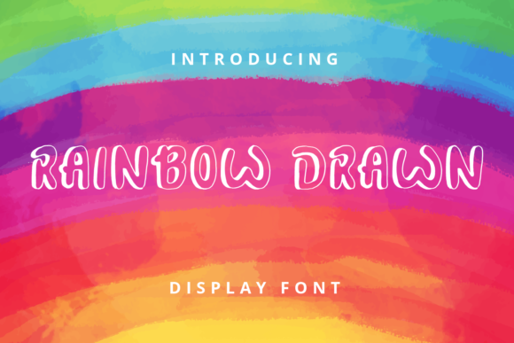 Rainbow Drawn: A Display Font for Bold Editorial Statements