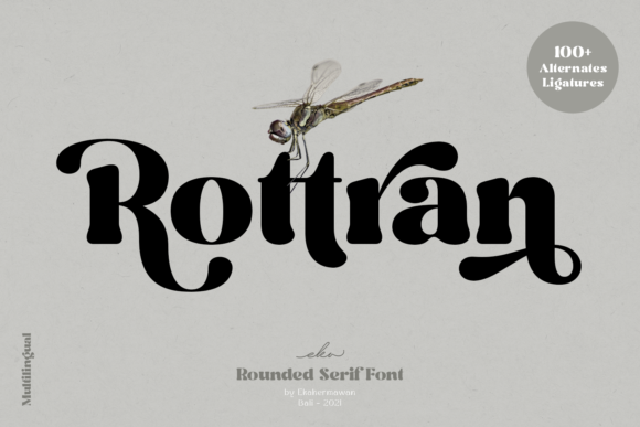 Rottran: A Bold Display Font for Editorial Projects