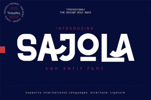 Sajola Display Font for Bold Brand Campaigns