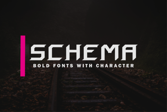 Schema Display Font for Bold Editorial Design