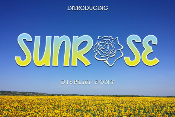 Sunrose Font for Creative Projects and Handmade Designs