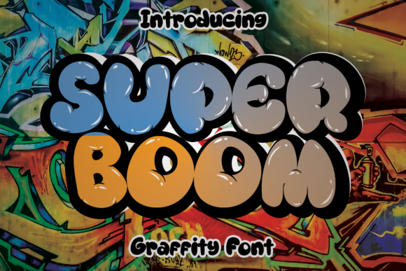 Super Boom: A Cute Display Font for Branding and Creativity