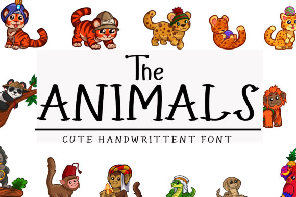 The Animals Font for Charming Branding Projects