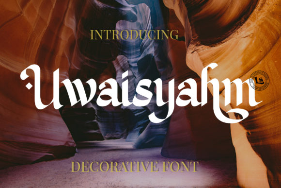 Uwaisyahm: A Premium Display Font for Branding and Campaign Design