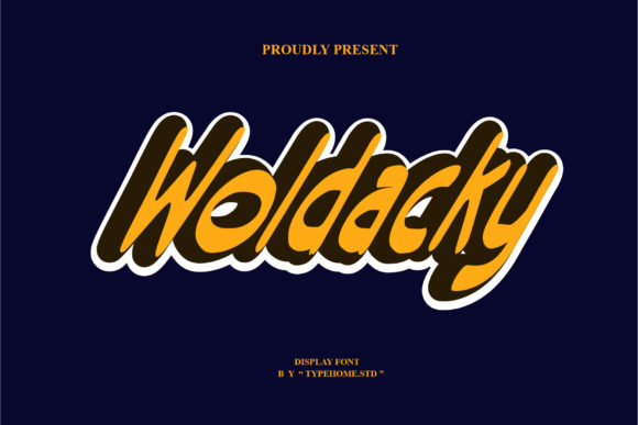 Woldacky: A Fierce Display Font for Bold Campaigns